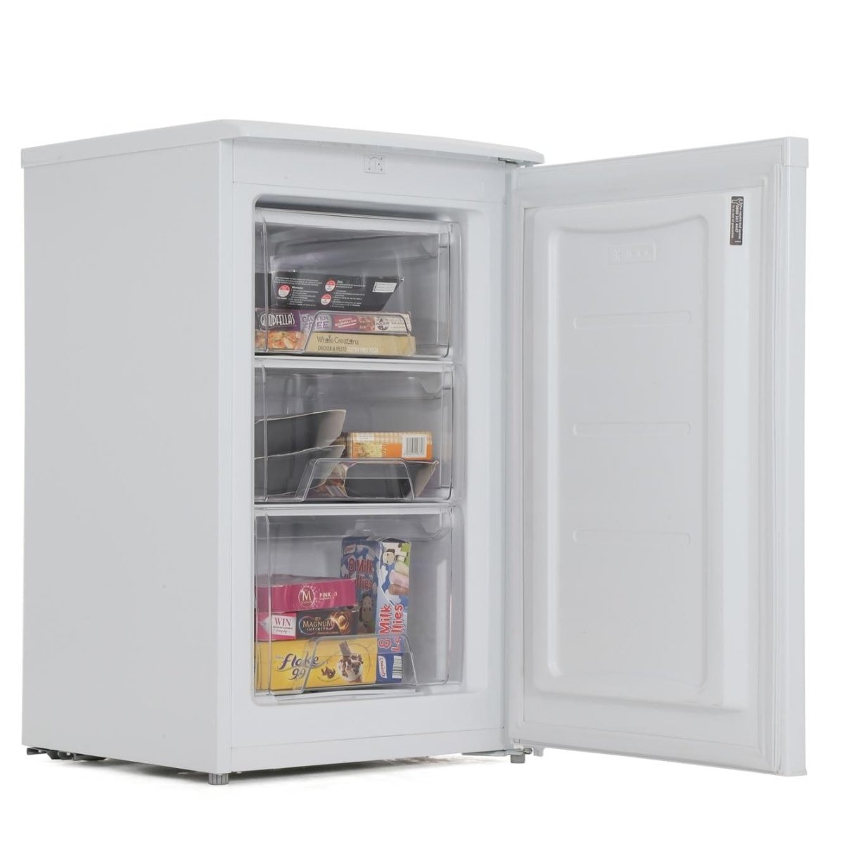 Lec U5017W 50cm Undercounter Freezer - White | Atlantic Electrics