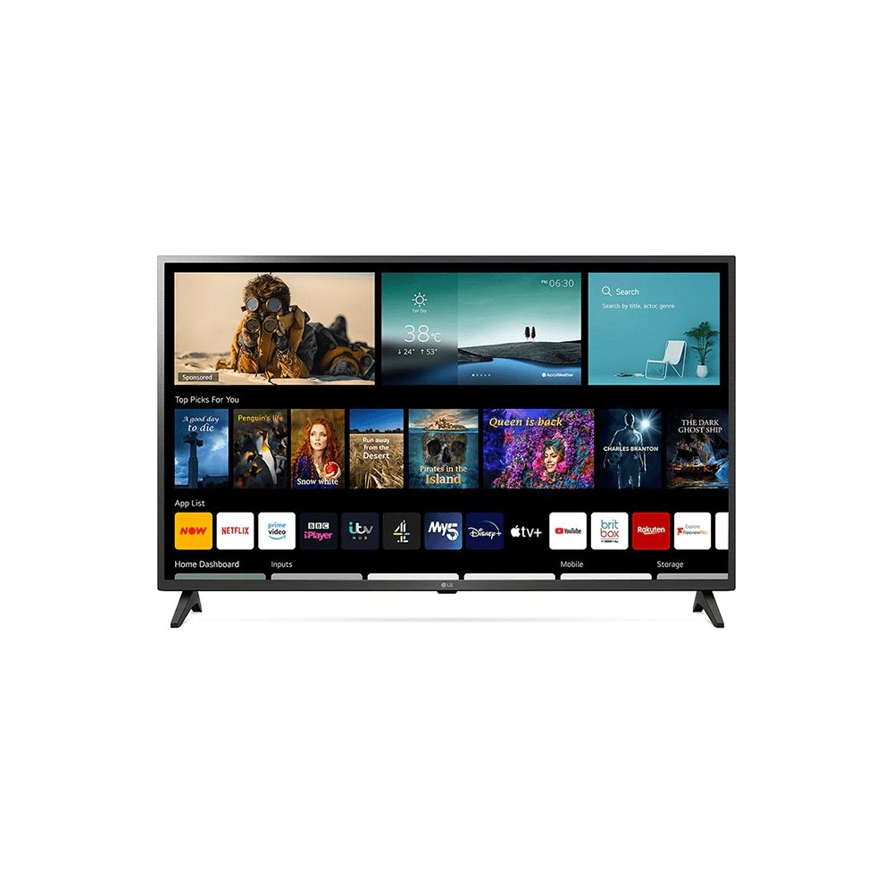 LG 43UP75006LF (2021) LED HDR 4K Ultra HD Smart TV, 43 inch with Freeview Play-Freesat HD, Ceramic Black - Atlantic Electrics - 39478139879647 