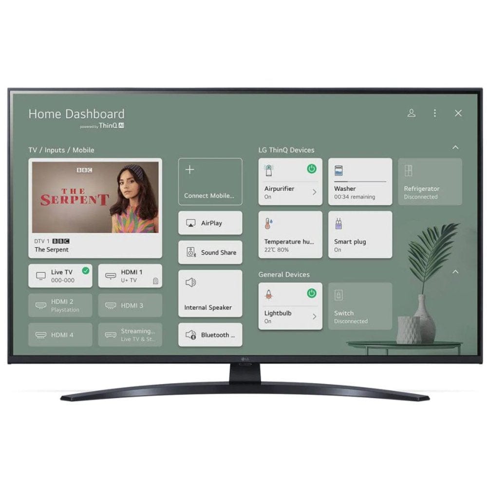 LG 43UP81006LR 43" 4K Smart UHD TV - Google Assistant & Alexa | Atlantic Electrics