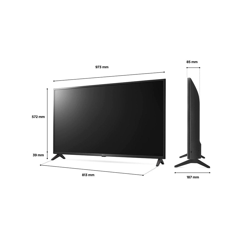 LG 43 Inch 43UQ75006LF Smart 4K UHD HDR LED Freeview TV | Atlantic Electrics - 39478139355359 