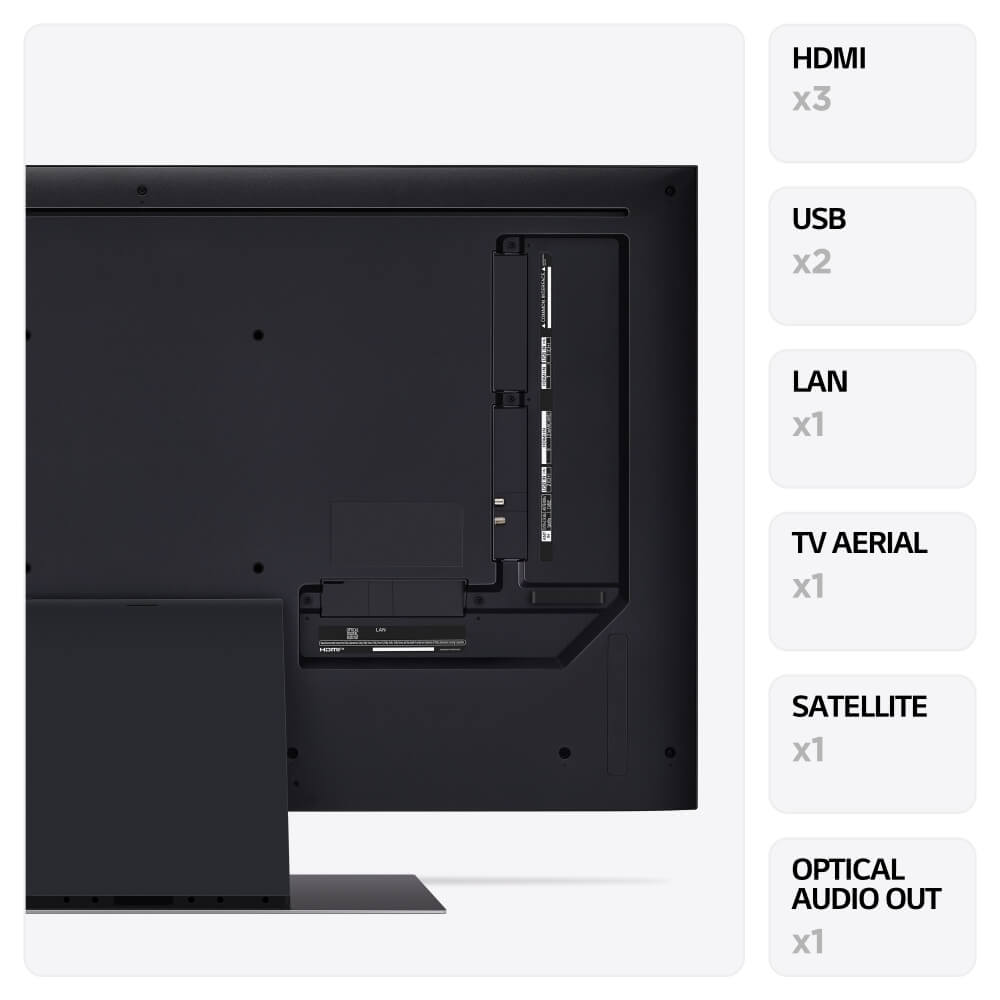 LG 43UR91006LA (2023) LED HDR 4K Ultra HD Smart TV, 43 inch with Freeview Play/Freesat HD, Ashed Blue - Atlantic Electrics - 40157518004447 