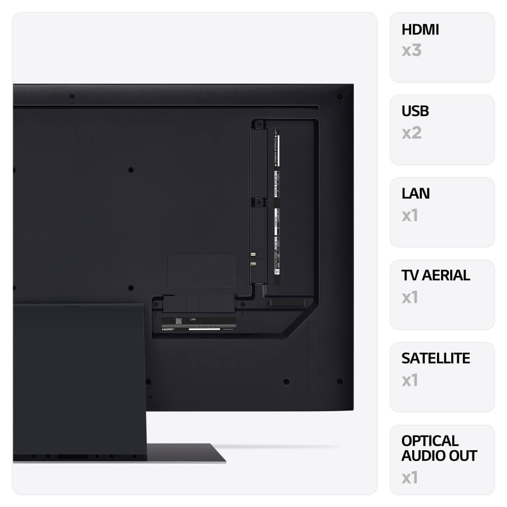 LG 43UR91006LA (2023) LED HDR 4K Ultra HD Smart TV, 43 inch with Freeview Play/Freesat HD, Ashed Blue | Atlantic Electrics - 40157518004447 