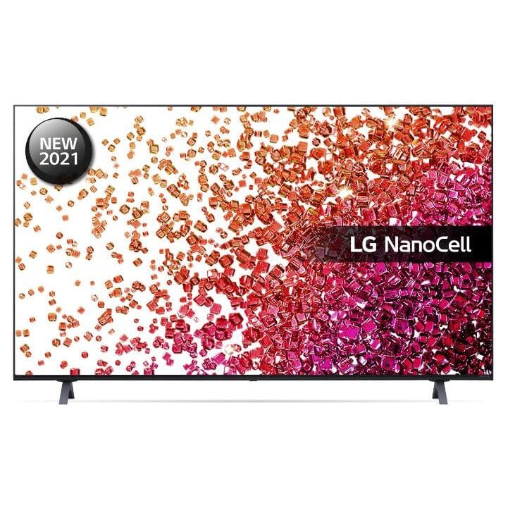 LG 50NANO756PR (2021) LED HDR NanoCell 4K Ultra HD Smart TV, 50 inch with Freeview Play-Freesat HD, Ashed Blue | Atlantic Electrics - 39478140436703 