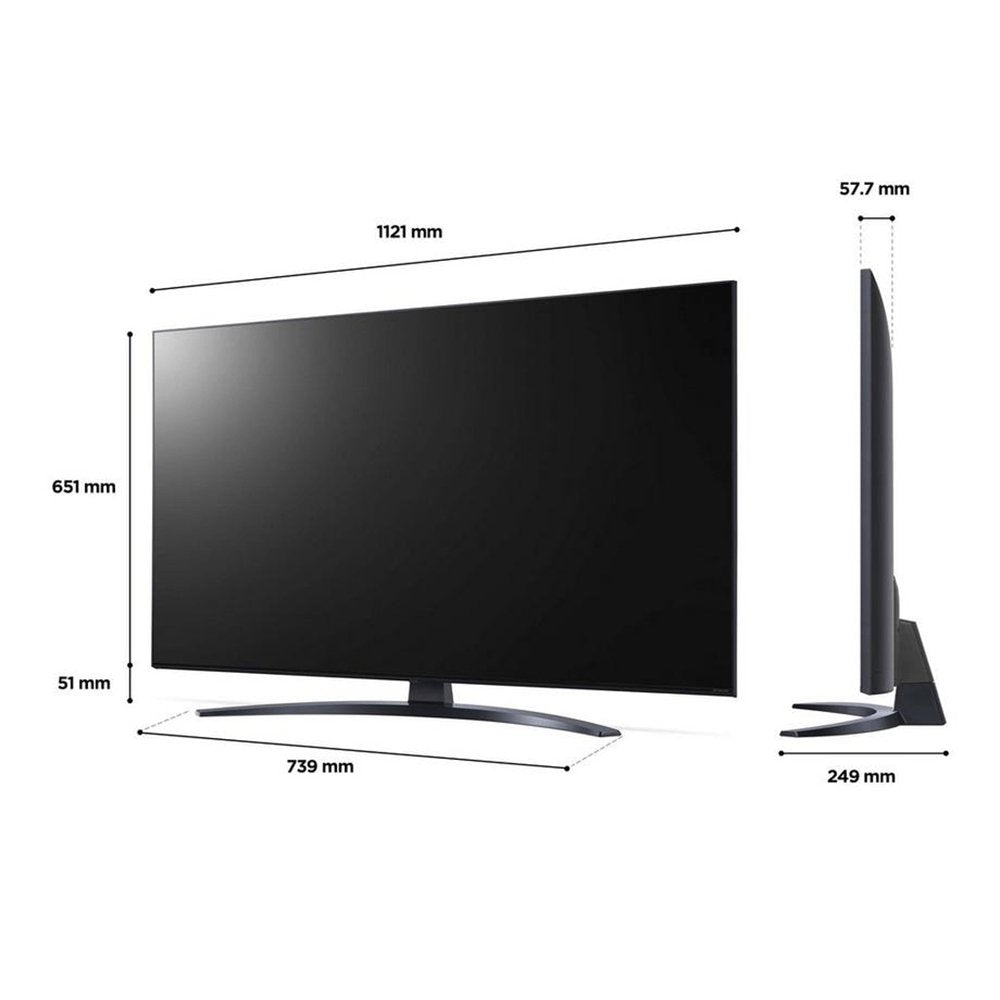 LG 50NANO766QAAEK 50" 4K Nanocell Smart TV With Voice Assistants - | Atlantic Electrics - 39478138503391 