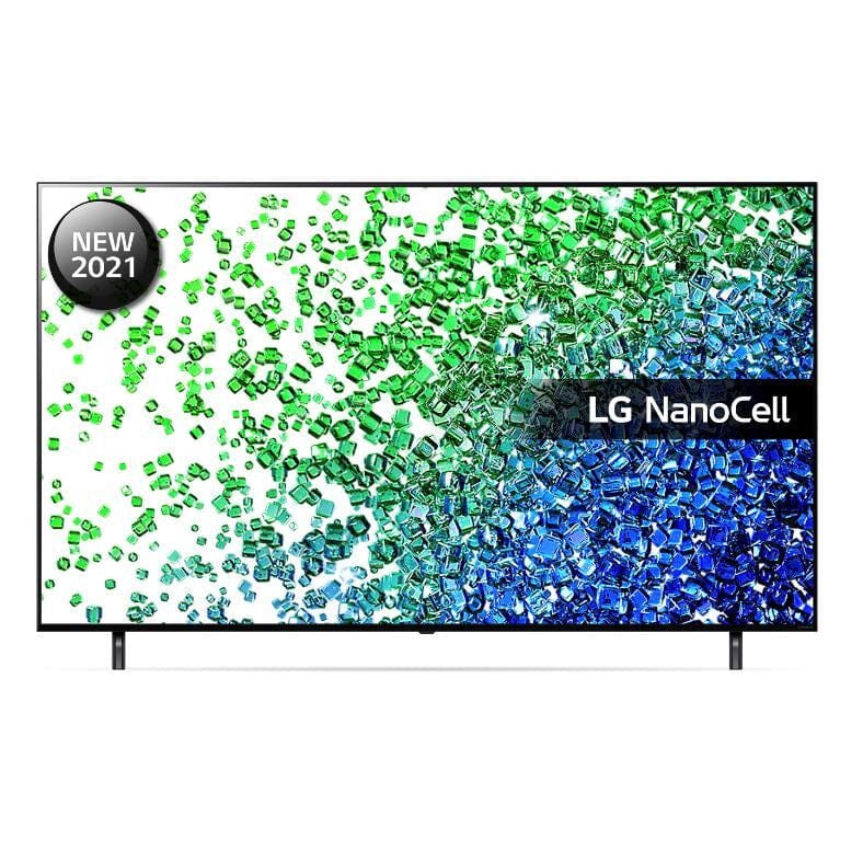 LG 50NANO806PA (2021) LED HDR NanoCell 4K Ultra HD Smart TV, 50 inch with Freeview Play-Freesat HD, Meteor Grey - Atlantic Electrics