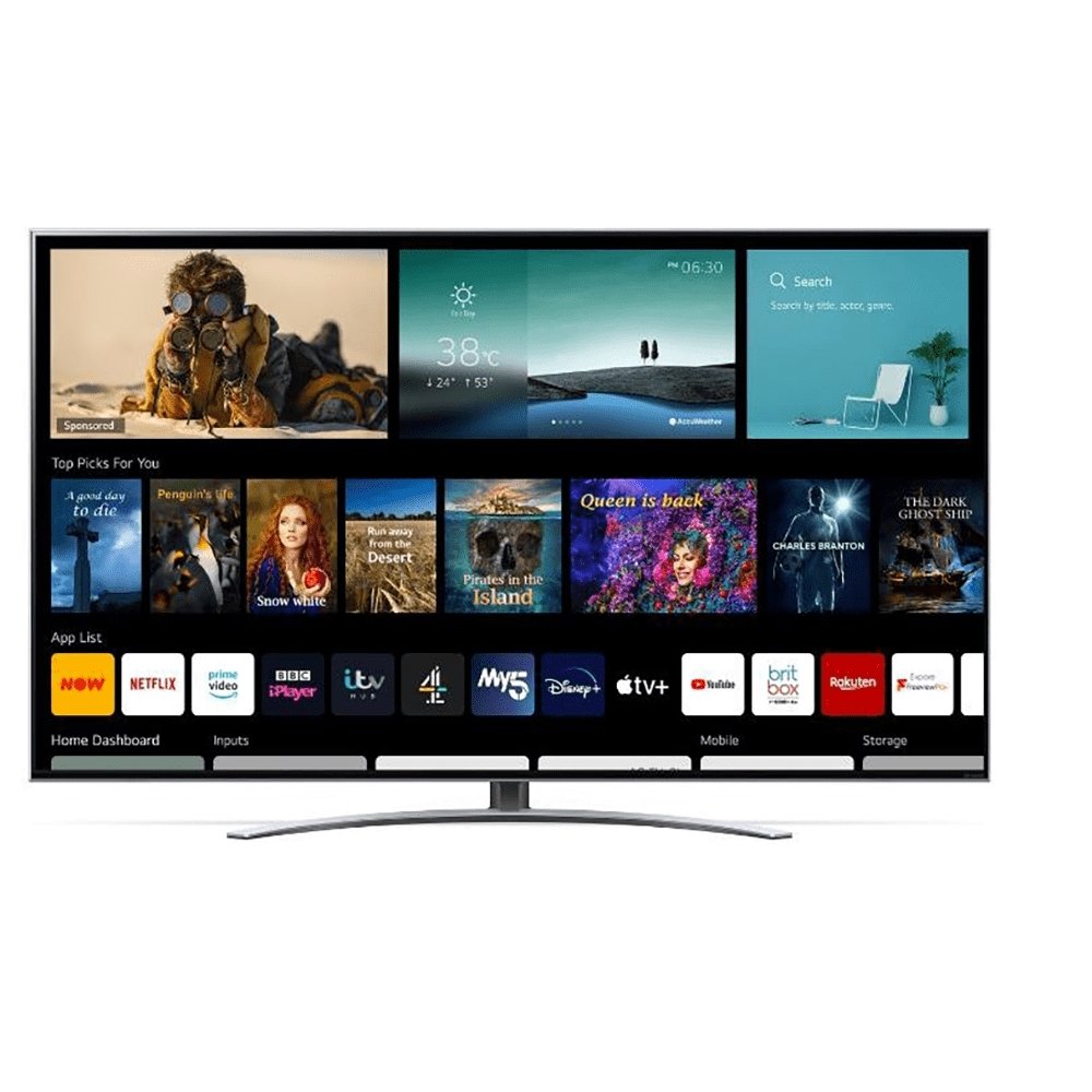 LG 50NANO886PB 50" 4K Ultra HD HDR NanoCell LED Smart TV with Freeview Play Freesat HD & Voice Assistants - Atlantic Electrics - 39478138831071 