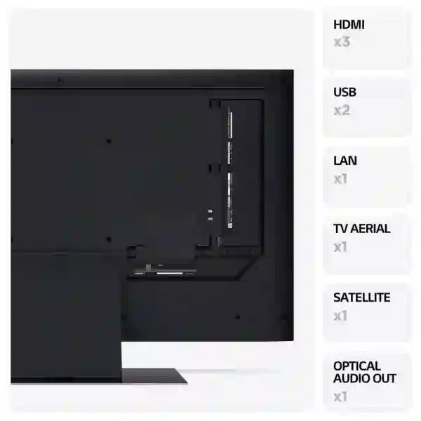 LG 50UR91006LAAEK 50" 4K LED Smart Television - Grey | Atlantic Electrics - 40452195746015 