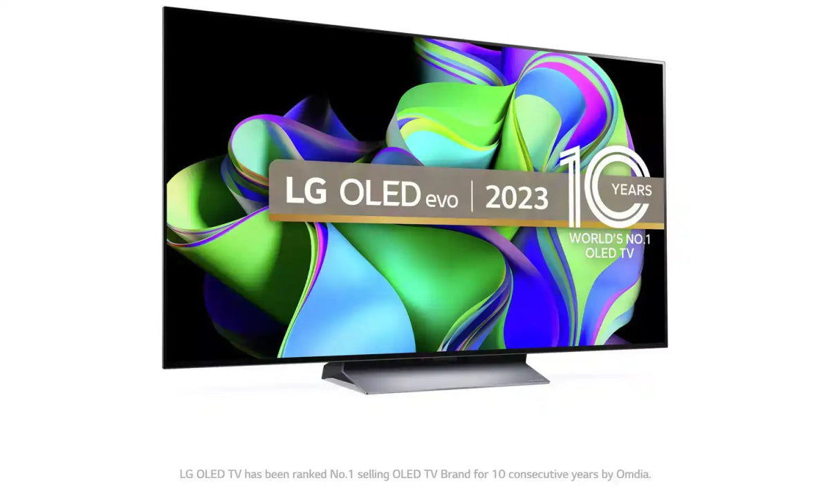 LG 55 Inch OLED55C36LC Smart 4K UHD HDR OLED Freeview TV - Dark Titan Silver - Atlantic Electrics