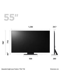 Thumbnail LG 55QNED816RE (2023) QNED HDR 4K Ultra HD Smart TV, 55 inch with Freeview Play/Freesat HD - 40464352018655