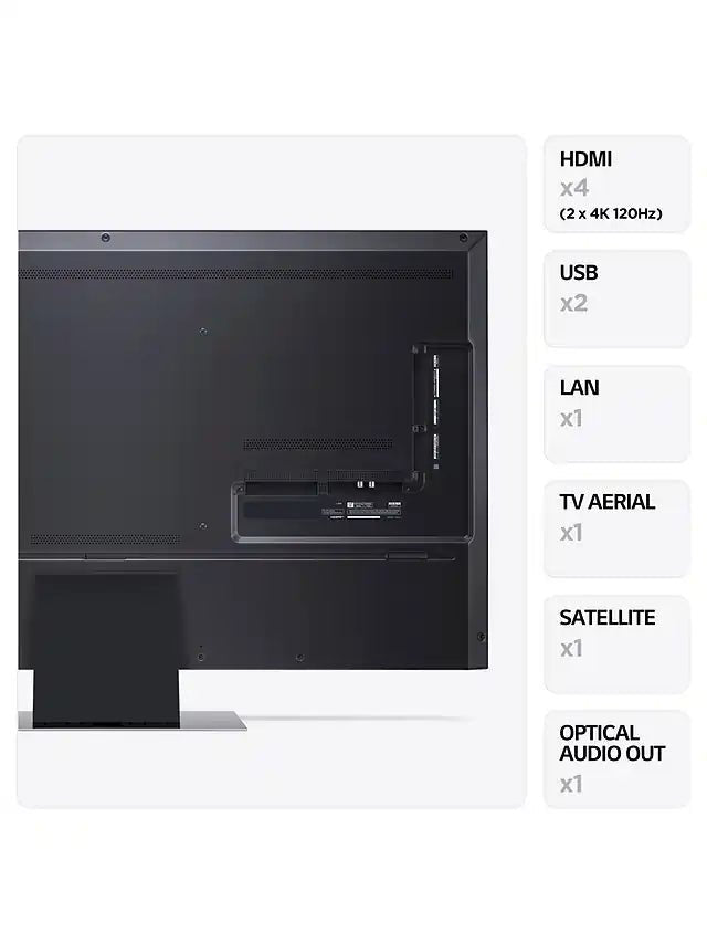 LG 55QNED866RE (2023) QNED MiniLED HDR 4K Ultra HD Smart TV, 55 inch with Freeview Play/Freesat HD - Ashed Blue | Atlantic Electrics - 40464351559903 