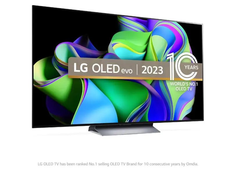 LG 65 Inch OLED65C36LC Smart 4K UHD HDR OLED Freeview TV - Dark Titan Silver - Atlantic Electrics - 40452196827359 