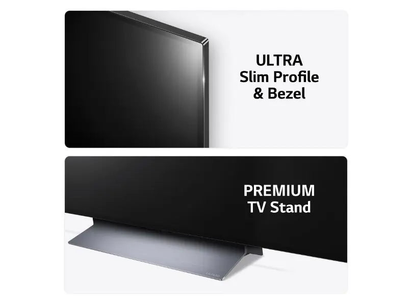 LG 65 Inch OLED65C36LC Smart 4K UHD HDR OLED Freeview TV - Dark Titan Silver - Atlantic Electrics - 40452196958431 