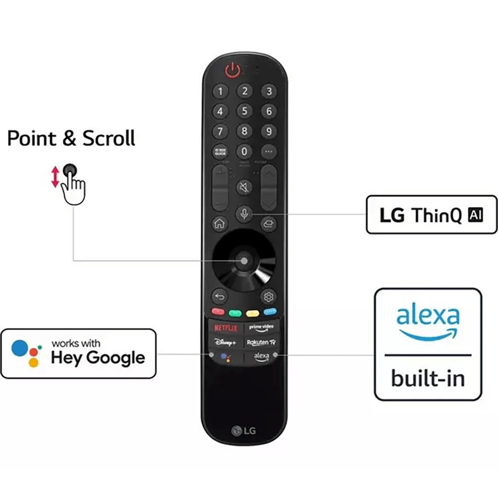 LG 65NANO766QAAEK 65" 4K NanoCell Smart TV with Voice Assistants | Atlantic Electrics - 39478143647967 