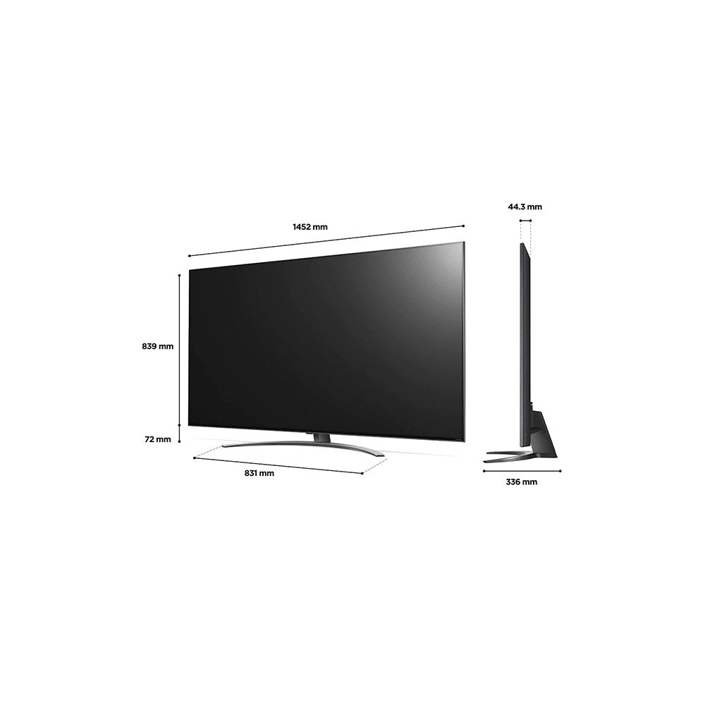 LG 65QNED816QAAEK 65" 4K QNED Smart TV with Voice Assistants | Atlantic Electrics - 39478145941727 