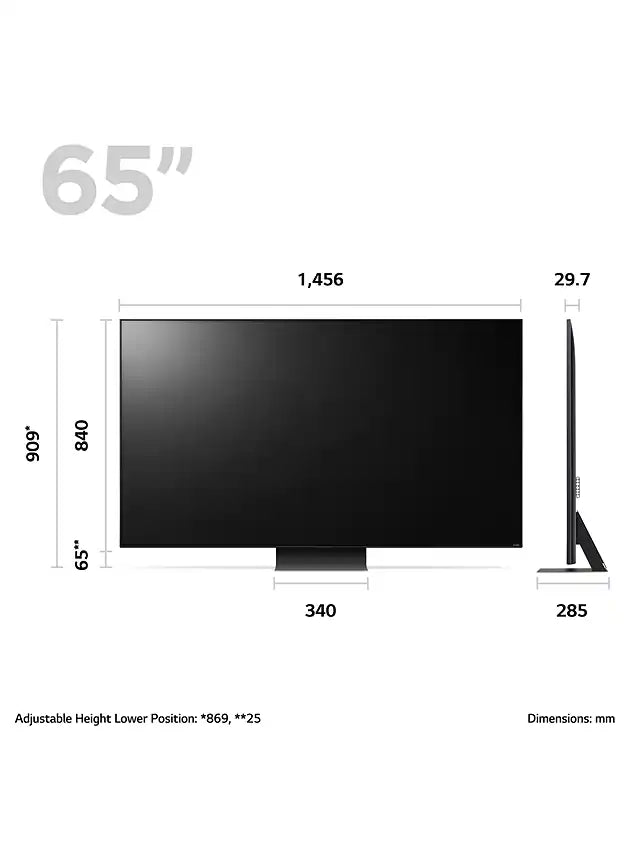 LG 65QNED816RE (2023) QNED HDR 4K Ultra HD Smart TV, 65 inch with Freeview Play/Freesat HD - Ashed Blue - Atlantic Electrics - 40464351789279 