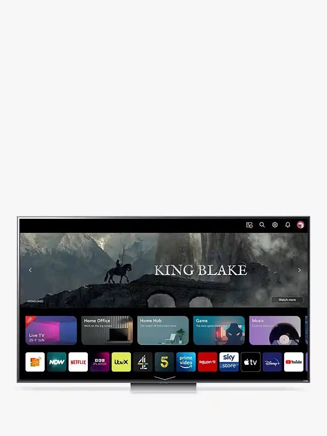 LG 65QNED816RE (2023) QNED HDR 4K Ultra HD Smart TV, 65 inch with Freeview Play/Freesat HD - Ashed Blue | Atlantic Electrics - 40464351756511 