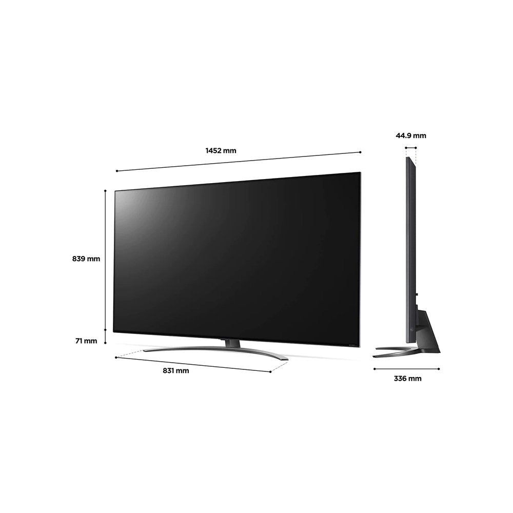 LG 65QNED866QAAEK 65" 4K QNED MiniLED Smart TV with Voice Assistants - Atlantic Electrics - 39478145712351 