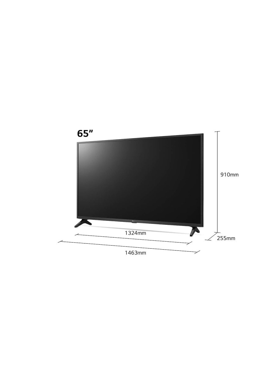 LG 65UP75006LF (2021) LED HDR 4K Ultra HD Smart TV, 65 inch with Freeview Play-Freesat HD, Ceramic Black - Atlantic Electrics - 39478147416287 