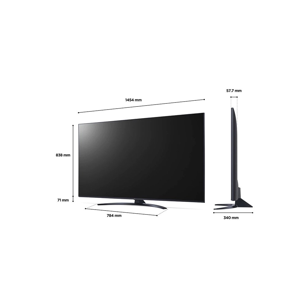LG 65UQ91006LAAEK 65" 4K LED Smart TV with Voice Assistants | Atlantic Electrics - 39478146433247 