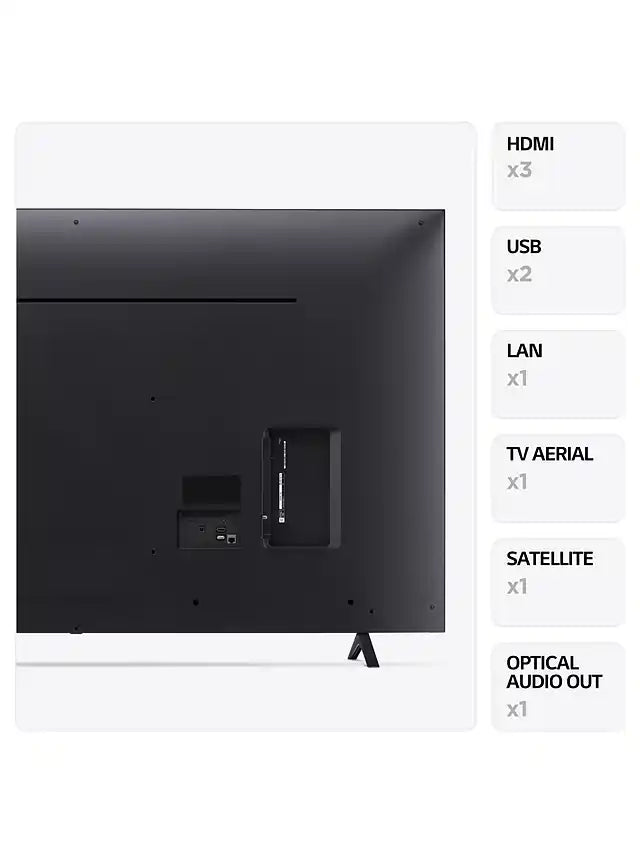 LG 65UR78006LK (2023) LED HDR 4K Ultra HD Smart TV, 65 inch with Freeview Play/Freesat HD - Dark Iron Grey - Atlantic Electrics - 40464352674015 