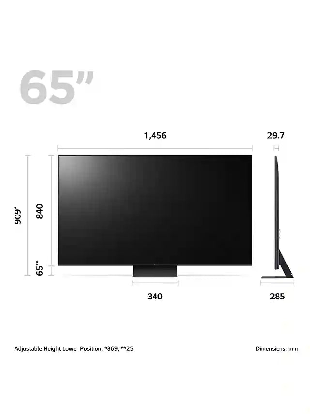 LG 65UR91006LA (2023) LED HDR 4K Ultra HD Smart TV, 65 inch with Freeview Play/Freesat HD - Ashed Blue - Atlantic Electrics - 40464352444639 