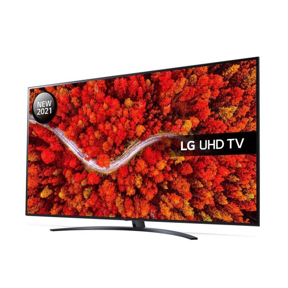 LG 70UP81006LR (2021) LED HDR 4K Ultra HD Smart TV, 70 inch with Freeview Play-Freesat HD, Black | Atlantic Electrics