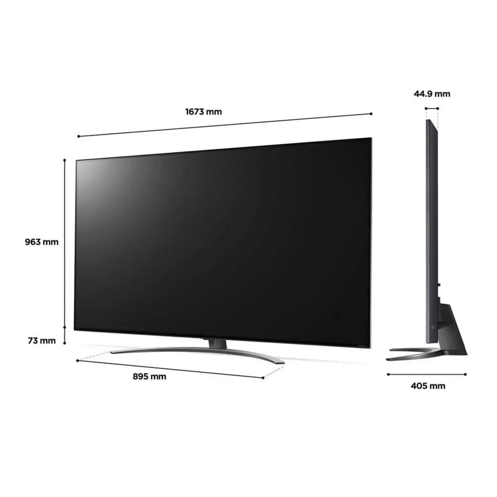 LG 75QNED866QAAEK 75" 4K QNED MiniLED Smart TV with Voice Assistant | Atlantic Electrics - 39478147809503 