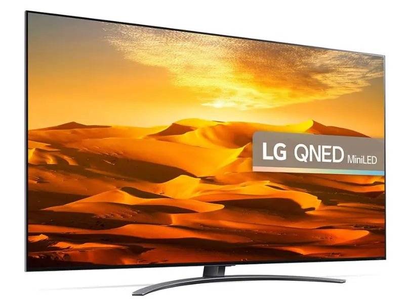 LG 75QNED916QE (2023) QNED MiniLED HDR 4K Ultra HD Smart TV, 75 inch with Freeview Play/Freesat HD - Dark Steel Silver | Atlantic Electrics