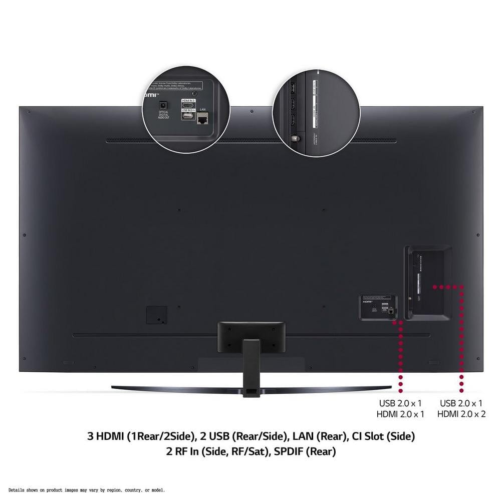 LG 75UP81006LR (2021) LED HDR 4K Ultra HD Smart TV, 75 inch with Freeview Play-Freesat HD, Black | Atlantic Electrics - 39478151512287 