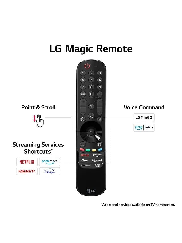 LG 77 Inch OLED77C36LC Smart 4K UHD HDR OLED Freeview TV - Dark Titan Silver - Atlantic Electrics - 40452197253343 