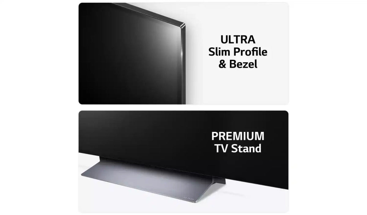 LG 77 Inch OLED77C36LC Smart 4K UHD HDR OLED Freeview TV - Dark Titan Silver - Atlantic Electrics