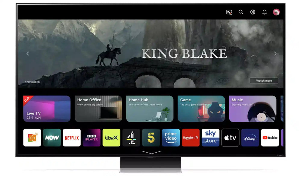 LG 86 Inch 86QNED866RE Smart 4K UHD HDR QNED Freeview TV - Black | Atlantic Electrics - 40452197515487 
