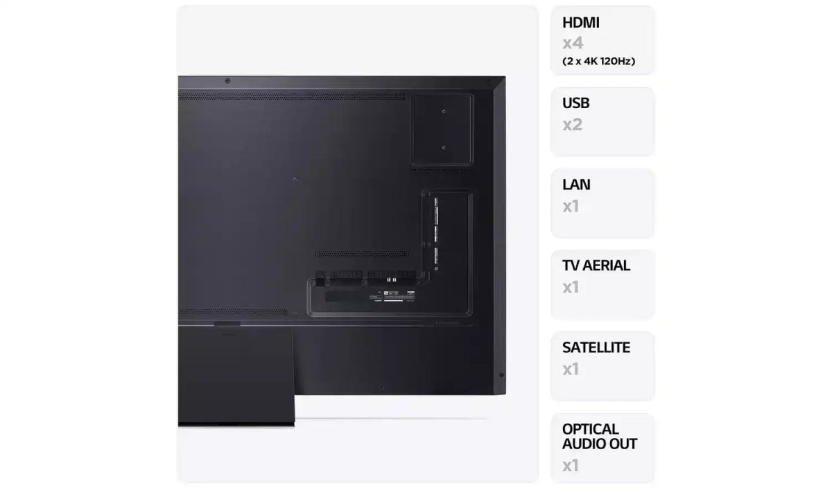 LG 86 Inch 86QNED866RE Smart 4K UHD HDR QNED Freeview TV - Black | Atlantic Electrics
