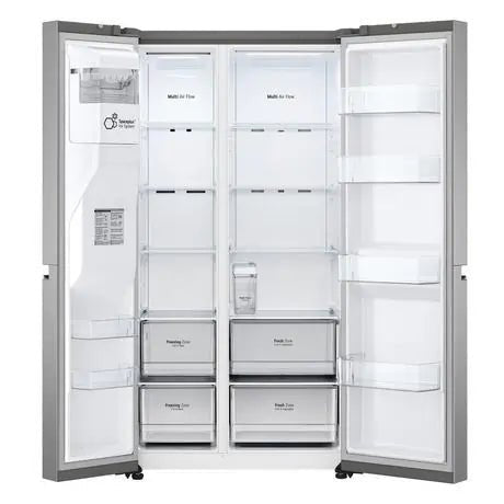 LG GSLV71PZTD 91.3cm Frost Free American Style Fridge Freezer - Stainless Steel | Atlantic Electrics - 40452196237535 