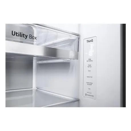 LG GSLV91MBAC 91.3cm Frost Free American Style Fridge Freezer - Metal Sorbet | Atlantic Electrics