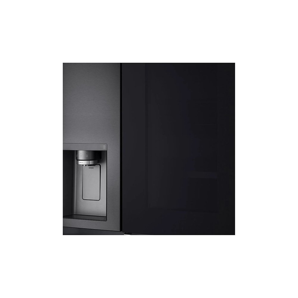 LG GSXV90MCAE 635 Litre Frost Free Plumbed American Style Fridge Freezer, 91.3cm Wide - Matte Black | Atlantic Electrics