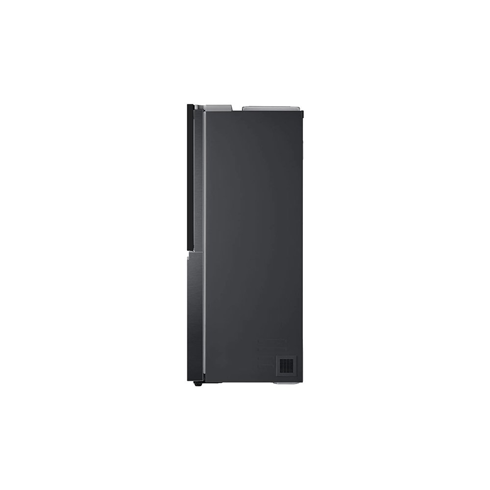 LG GSXV90MCAE 635 Litre Frost Free Plumbed American Style Fridge Freezer, 91.3cm Wide - Matte Black | Atlantic Electrics - 39478158164191 