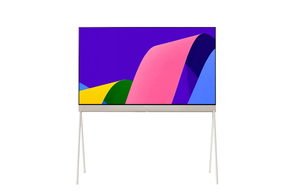 LG Objet Collection Posé 55LX1Q6LA 55" Smart 4K Ultra HD HDR OLED TV with Google Assistant & Amazon Alexa - Beige | Atlantic Electrics - 40468727595231 
