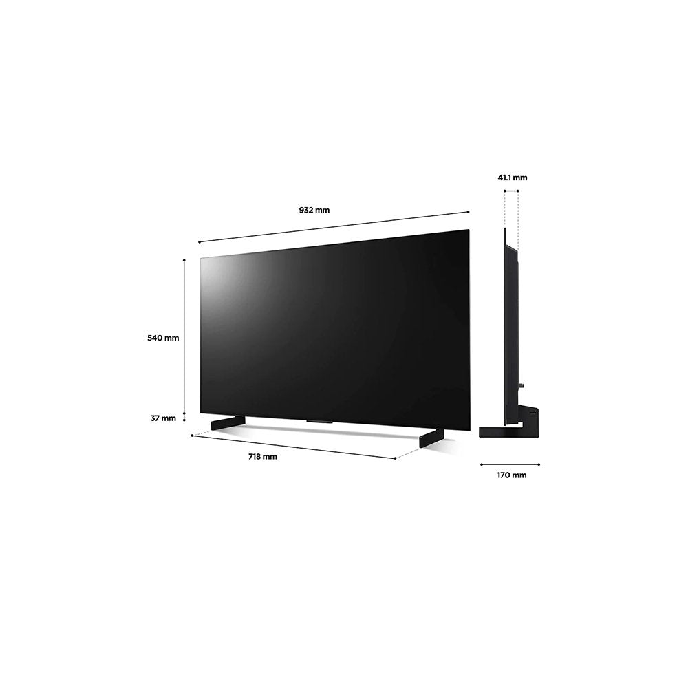LG OLED42C24LAAEK 42" 4K OLED Smart TV with Voice Assistants | Atlantic Electrics - 39478155673823 