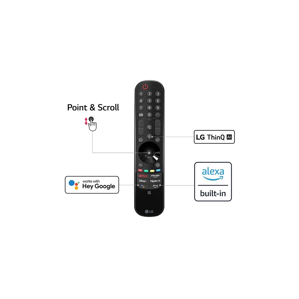 LG OLED42C24LAAEK 42" 4K OLED Smart TV with Voice Assistants | Atlantic Electrics - 39478155772127 