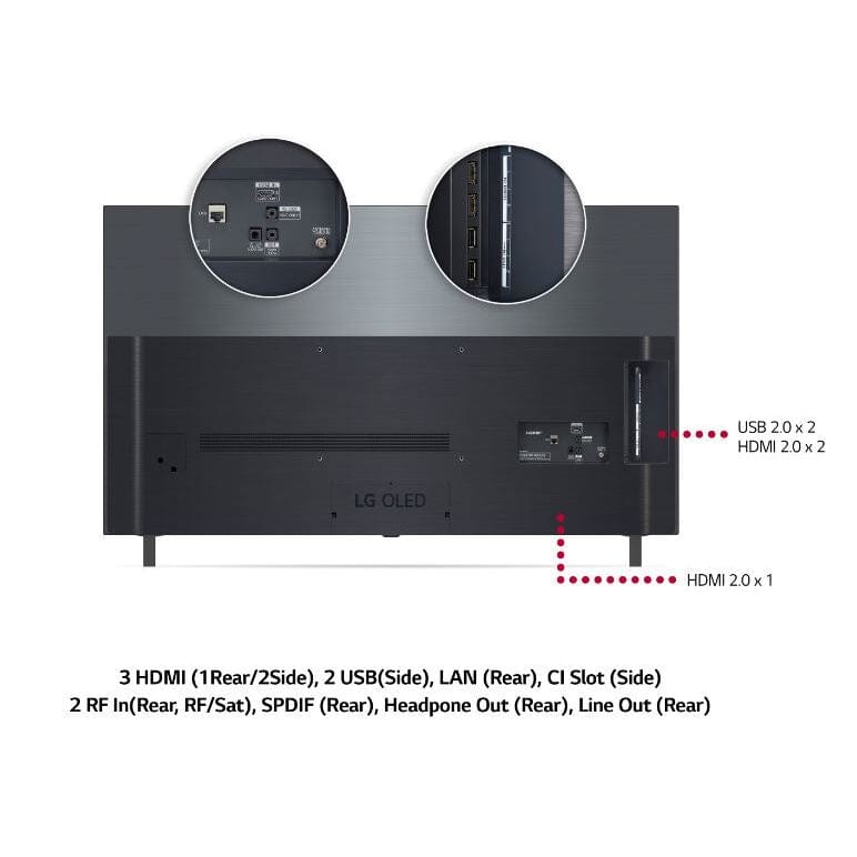 LG OLED48A16LA 48" 4K UHD OLED Smart TV with Self- lit Pixel Technology | Atlantic Electrics - 39478156198111 