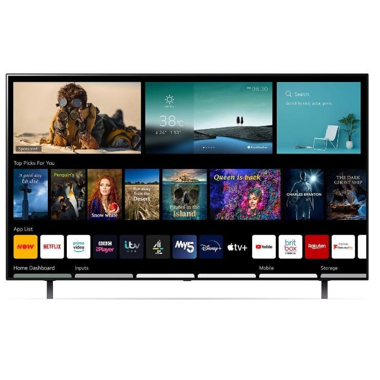 LG OLED48A16LA 48" 4K UHD OLED Smart TV with Self- lit Pixel Technology | Atlantic Electrics