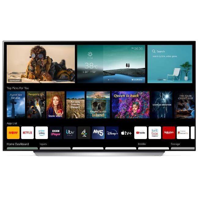 LG OLED48C16LA 48 Inch 4K UHD Smart OLED TV with Freeview Play and Freesat - Atlantic Electrics - 39478156460255 