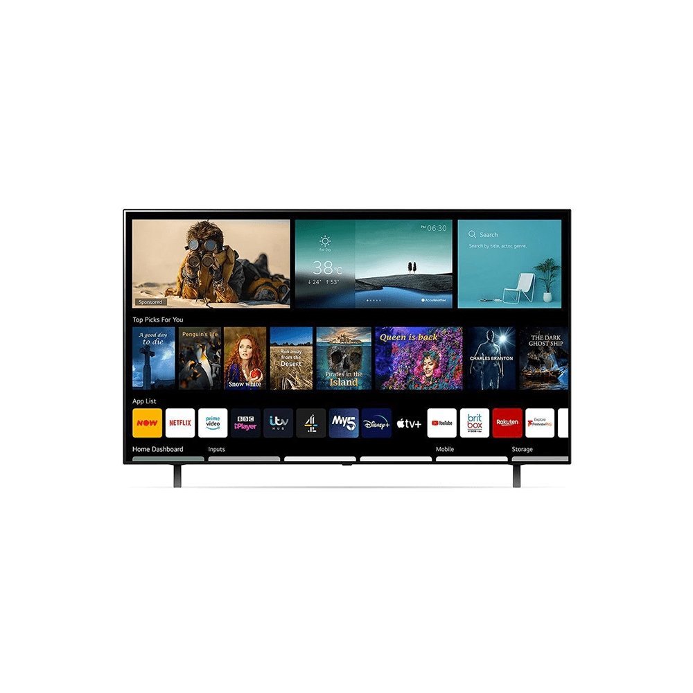 LG OLED55A16LA (2021) OLED HDR 4K Ultra HD Smart TV, 55 inch with Freeview Play-Freesat HD & Dolby Atmos, Black - Atlantic Electrics - 39478158524639 