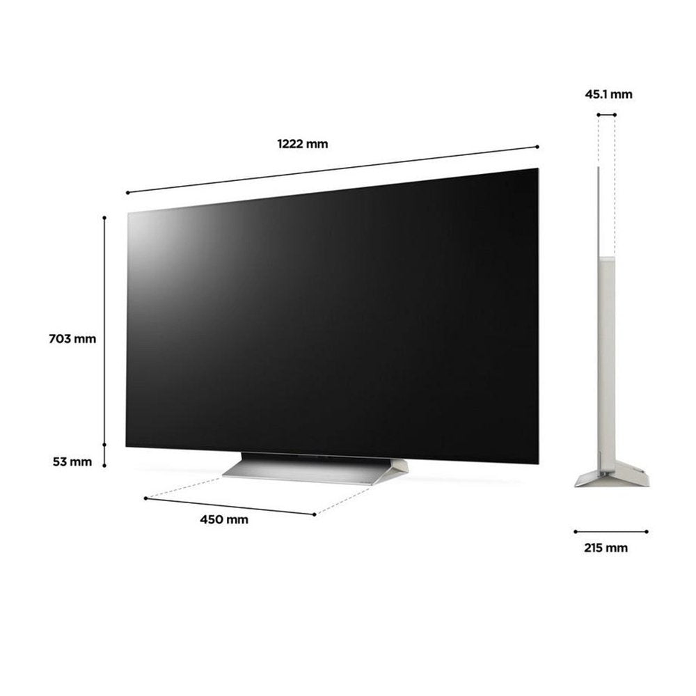 LG OLED55C26LDAEK 55" 4K OLED Smart TV with Voice Assistants | Atlantic Electrics - 39478159868127 