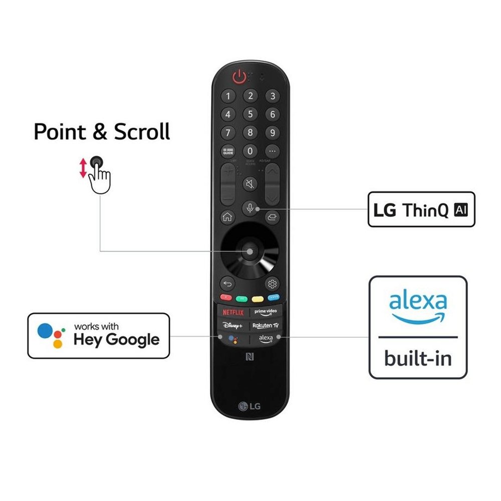 LG OLED55G26LAAEK 55" 4K OLED Smart TV with Voice Assistants | Atlantic Electrics - 39478160556255 