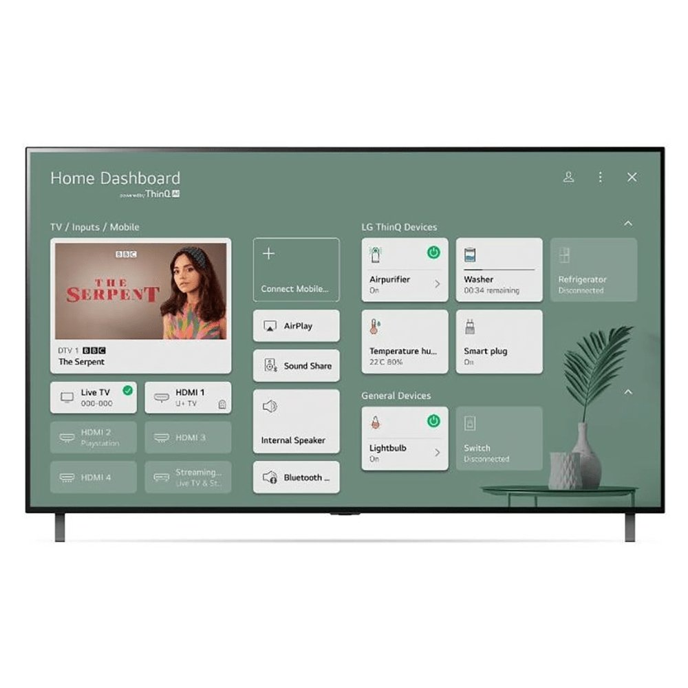 LG OLED65A16LA 65" 4K UHD OLED Smart TV with Self-lit Pixel Technology - Atlantic Electrics - 39478160883935 