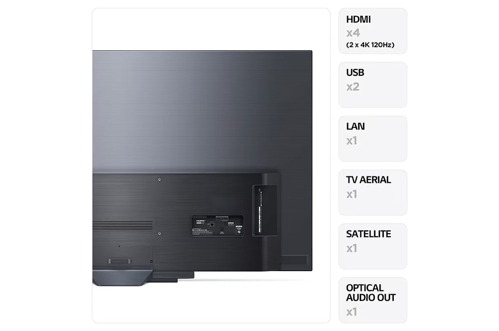 LG OLED65B36LA (2023) OLED HDR 4K Ultra HD Smart TV, 65 inch with Freeview Play/Freesat HD & Dolby Atmos - Black | Atlantic Electrics - 40452204560607 