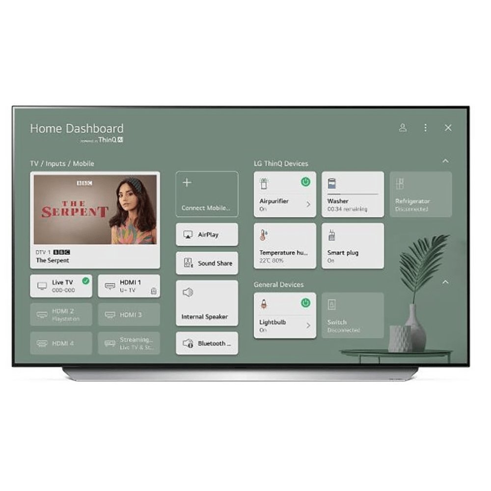 LG OLED65C16LA 65" 4K UHD OLED Smart TV with Self- lit Pixel Technology | Atlantic Electrics - 39478161604831 