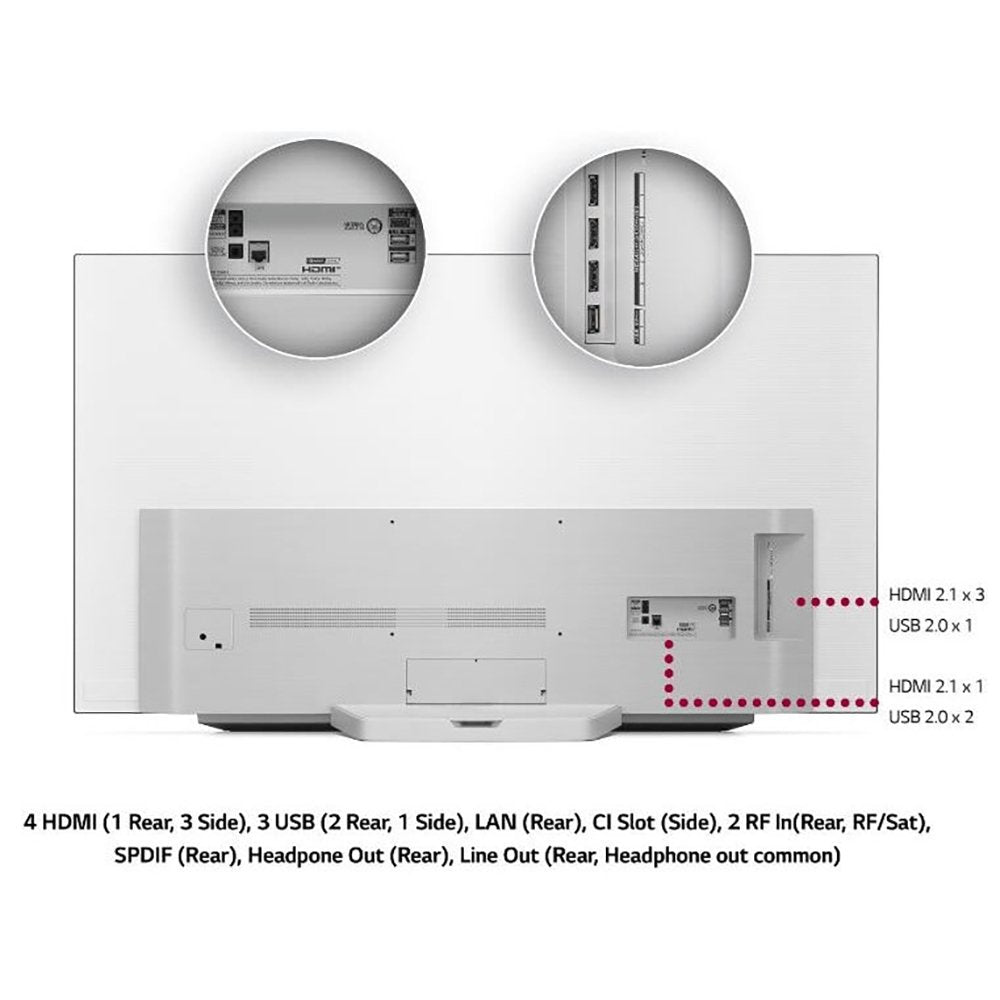 LG OLED65C16LA 65" 4K UHD OLED Smart TV with Self- lit Pixel Technology | Atlantic Electrics - 39478161703135 